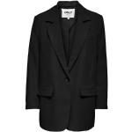Zwarte Polyester ONLY Oversized jassen  in maat XL voor Dames 