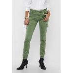 Flared Groene ONLY Skinny jeans  in maat L  lengte L30  breedte W40 voor Dames 