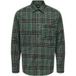 Klassieke Corduroy Only & Sons Geblokte Overhemden lange Mouwen  in maat S in de Sale voor Heren 