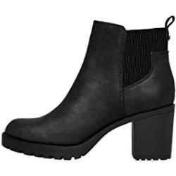ONLY Women Chelsea Boots with Heel | Ankle Shoes | Bootie Boots without Closure ONLBARBARA, Colour:Black, Size:38 EU