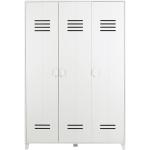 Lockerkast 3-deurs wit 123x40x186cm vtwonen Locker