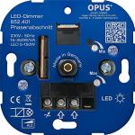 OPUS® Draai-dimmer voor led- en spaarlampen uitvoering faseafsnijding, watt 5-110 VA/led 3-50 W
