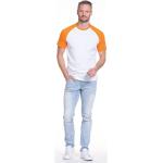 Oranje Lemon & Soda Baseball shirts  in maat S voor Heren 