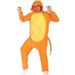 Oranje Fiestas Guirca Pokemon Charmander Superhelden kostuums  in maat M met motief van Draak voor Dames 
