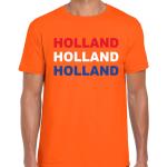 Oranje Koningsdag T-shirts met motief van Landen voor Heren 