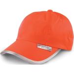Oranje reflecterende lichtgevende baseball cap/pet