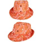 Oranje Polyester Trilbies  voor een Stappen / uitgaan / feest  in Onesize met Sequins voor Dames 