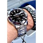 Original Steel Case Steel Cord 50m Water Resistant Men's Wristwatch + bracelet Gift TRNDCS010