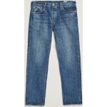 Blauwe Straight jeans  in maat XL voor Heren 