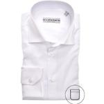 Witte Ledûb Overhemden met borstzak voor Heren 