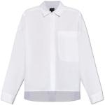 Witte Emporio Armani Overhemden lange Mouwen  in maat M in de Sale voor Dames 