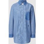 Blauwe Tommy Hilfiger Overhemdblouses in de Sale voor Dames 