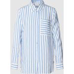 Marine-blauwe Polyester Christian Berg Overhemdblouses met motief van Berg in de Sale voor Dames 