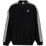 Oversized Crewneck Sweatshirt - Klassieke Adicolor Adidas , Black , Dames