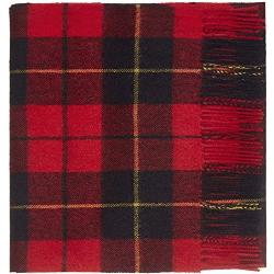 Oxfords Cashmere Luxe tartan-sjaal van pure scheerwol, Eén Maat
