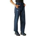 Blauwe Polyester Regatta Pack-It winddichte Ademende Wandelbroeken  in maat XL in de Sale voor Dames 