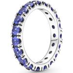 Blauwe Zilveren PANDORA Dameseternity-ringen  in 48 