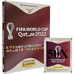 Panini FIFA World Cup Qatar 2022 officiële stickerserie (1x premium hardcover album + 50 zakken)