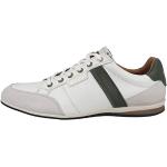 Witte Leren Pantofola D´Oro Hoge sneakers  in maat 44 met Instap Sustainable voor Heren 