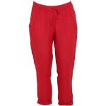 Rode Linnen High waist Paprika Regular jeans  in maat S in de Sale voor Dames 