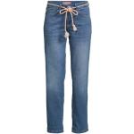 Blauwe Polyester Para Mi Regular jeans  in maat M  lengte L30  breedte W40 voor Dames 