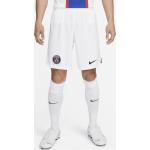 Witte Nike Dri-Fit Paris Saint Germain Voetbalshorts  in maat XL voor Heren 
