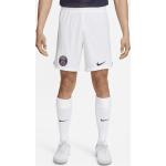 Witte Nike Dri-Fit Paris Saint Germain Voetbalshorts  in maat L voor Heren 