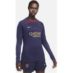 Blauwe Nike Dri-Fit Paris Saint Germain T-shirts met ronde hals Ronde hals  in maat 3XL voor Dames 
