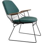 Petrolkleurige Pastoe Design fauteuils 