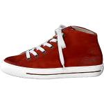 Rode Nubuck Paul Green Super Soft Hoge sneakers  in maat 38,5 voor Dames 
