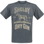 Peaky Blinders Shelby Dry Gin T-shirt grijs Mannen - Officieel & gelicentieerd merch