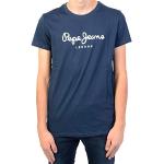 Pepe Jeans Art N T-shirt voor jongens, Blauw (Old Navy), 10 Jaar