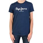 Pepe Jeans Art N T-shirt voor jongens, Blauw (Old Navy), 12 Jaren