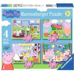 Peppa Pig - 4 in 1 Puzzel