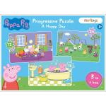 Peppa Pig - A Happy Day 12-16-24 Piece 3 Piece Puzzle MRPEPPA004