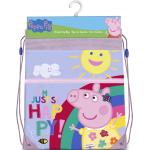 Lila Polyester Lichtgewicht Peppa Pig Gymtassen met motief van Varken voor Kinderen 