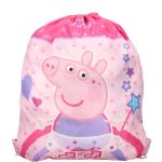Roze Polyester Lichtgewicht Peppa Pig Backpack rugzakken met motief van Varken voor Kinderen 