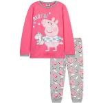 Roze Meme / Theme Unicorn All over print Kinderpyjama's met print met motief van Eenhoorns 2 stuks Sustainable voor Meisjes 