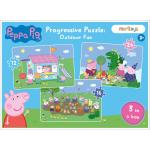 Peppa Pig - Outdoor Fun 12-16-24 Piece 3 Piece Puzzle MRPEPPA003