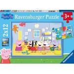 Ravensburger Peppa Pig 12 stukjes Puzzels met motief van Varken voor Kinderen 