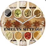 Silent Curved Real Glass Wall Clock for Personalized Kitchen dop6526769igo