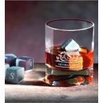 Personalized Whiskey Glass and Whiskey Stone Set-12 Bitmeden41594