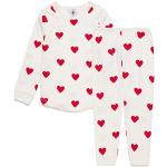 pyjama, hart, kleine meisjes, meerkleurig (wit/rood), 8 Jaren