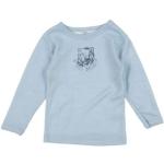 Hemelblauwe Polyamide Petit Bateau Kinder T-shirt lange mouwen voor Jongens 