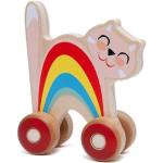 Multicolored Houten Loopwagens & Duwkarren met motief van Katten voor Kinderen 