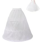 Witte Polyester Handwas Petticoats  voor een Bruid  in maat M voor Dames 