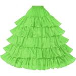 Rockabilly Groene Petticoats  voor een Bruid  in maat XL met motief van Halloween voor Dames 