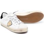 Gebroken-witte Kalfsleren Philippe Model Geperforeerde Sneakers  in maat 35 voor Kinderen 