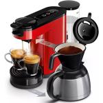 Rode PHILIPS koffiepadmachines met motief van Koffie 