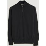 Piacenza Cashmere Cashmere Half Zip Sweater Black